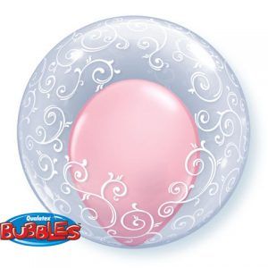 24" / 61cm Deco Bubble Fancy Filigree Qualatex #13693