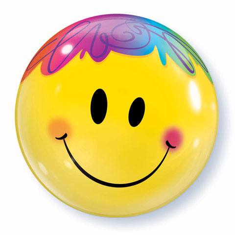 22" / 56cm Bright Smile Face Qualatex #35173