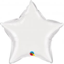 20″ / 51cm Solid Colour Star White Qualatex #12643