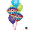 Bukiet 209 Birthday Zig Zags & Starbursts Qualatex #16815-2 43059-3