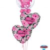 Bukiet 259 Deco Bubble Butterflies & Flowers Qualatex #11560 11978 41830-2