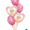 Bukiet 308 Forever Friends - Birthday Bear Girl Qualatex #45353-2 41185-3