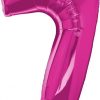 34" / 86cm Number Seven Magenta Qualatex #30589