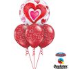 Bukiet 695 Ruby Red Hearts & Valentine Bubble #33909 76876-3