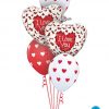 Bukiet 682 Glittering Hearts Valentine #34813-2 76928-3