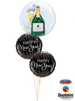 Bukiet 635 Pop the Bubbly New Year Qualatex #68810 52891-2