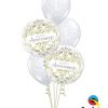 Bukiet 655 Classic Anniversary Arrangement Qualatex #36491-2 37200-3