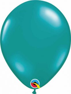 11 28cm Tranparent Jewel Teal Qualatex #43753-1