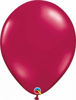 16 41cm Transparent Sparkling Burgundy Qualatex #43859-1