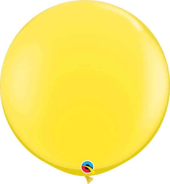 3' 91cm Standard Yellow Qualatex #42690-1