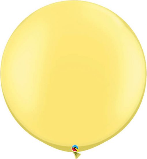 30 76cm Pearl Lemon Chiffon Qualatex #38485-1