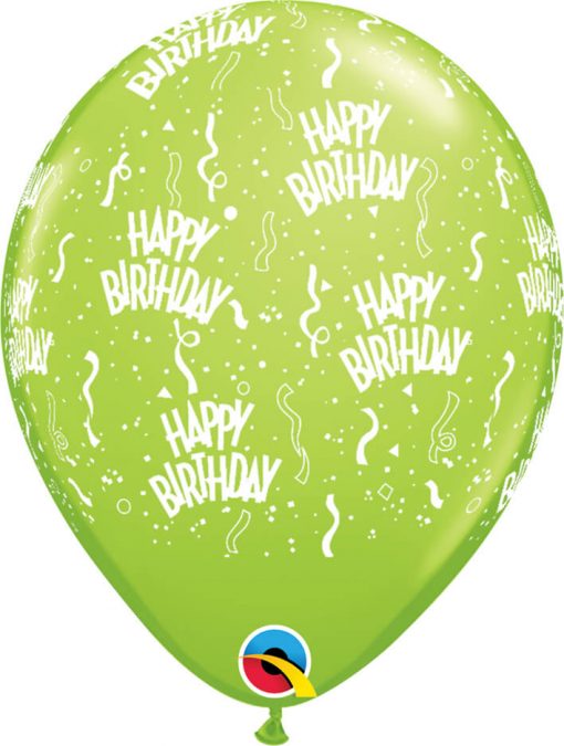 11" / 28cm Birthday-A-Round Fantasy Asst Qualatex #12583-1