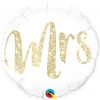 18" / 46cm Mrs. Glitter Gold Qualatex #57316