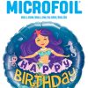 18″ / 46cm Happy Birthday Mermaid Qualatex #57799