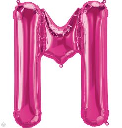 34" / 86cm Magenta Letter M North Star Balloons #59628