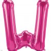 34" / 86cm Magenta Letter W North Star Balloons #59648