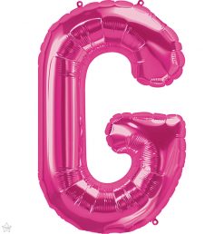 34" / 86cm Magenta Letter G North Star Balloons #59976