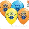 11" / 28cm Minions Asst of Yellow, Orange, Robin's Egg Blue Qualatex #80573-1