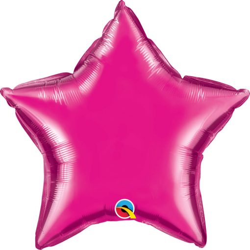 20" / 51cm Solid Colour Star Magenta Qualatex #99337