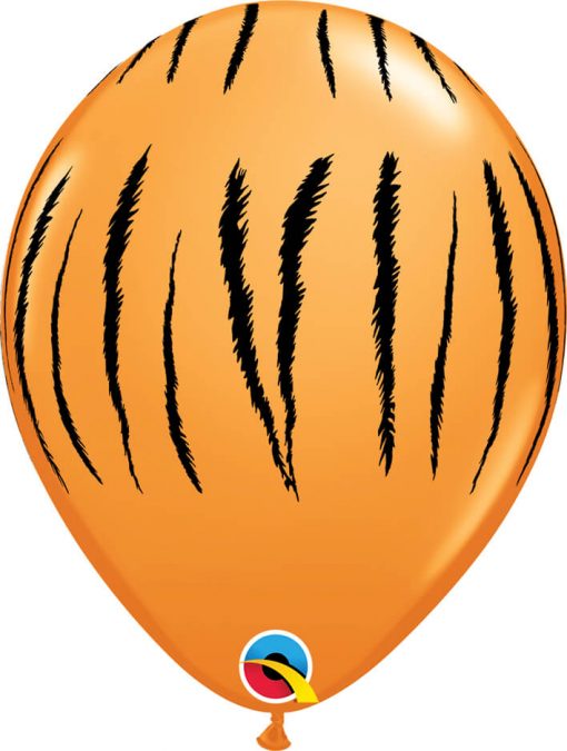 11" / 28cm Tiger Stripes Orange Qualatex #37043-1