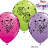 11" / 28cm Disney Vampirina Asst of Wild Berry, Lime Green, Robin's Egg Blue Qualatex #89516-1