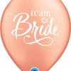 11" / 28cm Team Bride Rose Gold Qualatex #90955-1