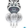 Bukiet 1059 Zany Zebra Qualatex #16166 37044-3