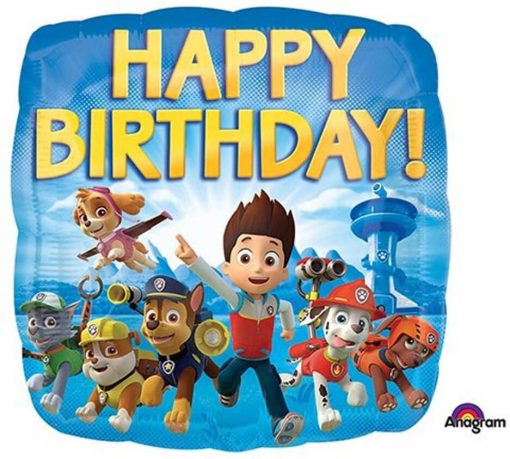 17" / 43cm Paw Patrol Happy Birthday Anagram #30180