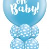 Bukiet 1244 Big "Oh, Baby!" Boy Qualatex #85830 53436-6