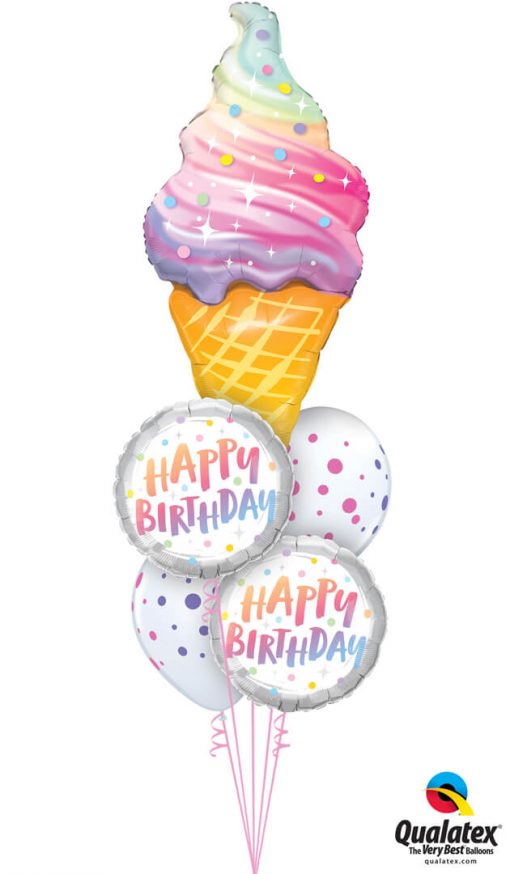 Bukiet 1268 Delicious Giant Birthday Treat Qualatex #87951 87992-2 88217-2