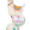 Bukiet 1364 Big, Birthday Llama Qualatex #85914 87742-2