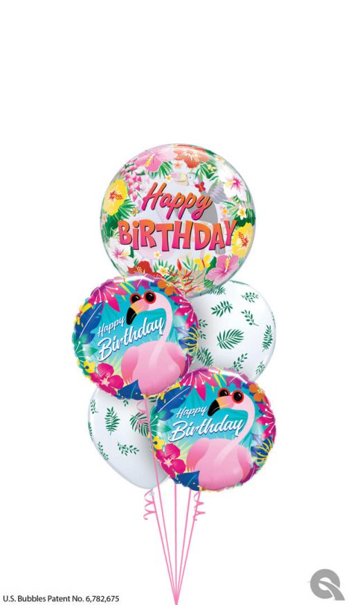 Bukiet 1533 Tropical Birthday Beauty Qualatex #87740 10220-2 91130-2