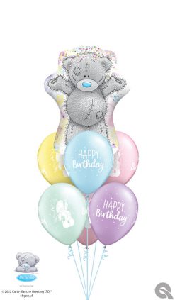 Bukiet 1633 Hugs, Kisses & Birthday Wishes! Qualatex #19268 19301-6