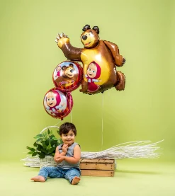 35" / 70x72 cm Masha and The Bear Grabo #L164