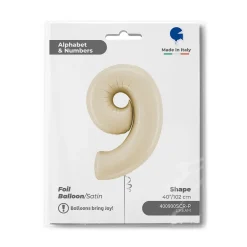 40″ / 102cm Number 9 Satin Cream Grabo #400900SCR