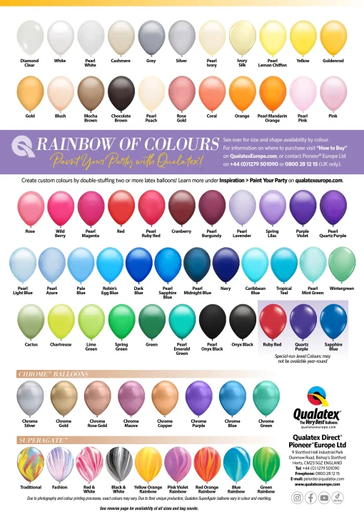 Katalog RAINBOW OF COLOURS Qualatex